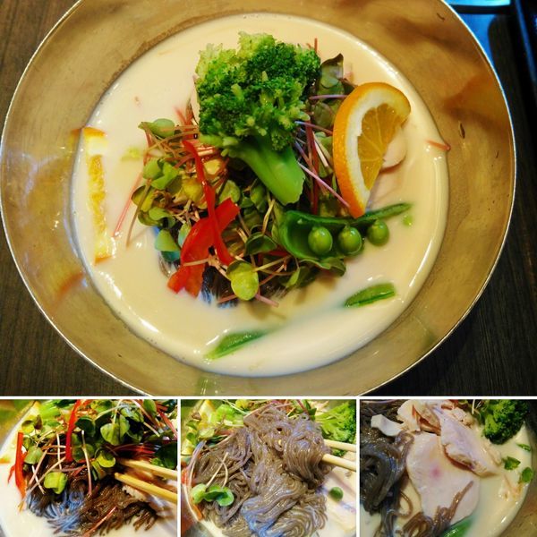 「濃厚豆乳冷麺  1100円」@土古里 浅草店の写真