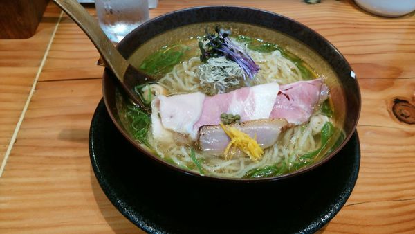 「白だし鶏そば　LABOごはん」@麺LABOひろの写真