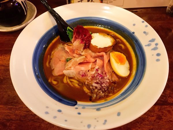 「元祖海老丸らーめん＋〆のリゾット」@海老丸らーめんの写真