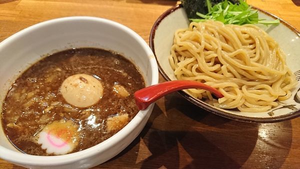「つけ麺+味たま(920円)」@つけ麺 R&Bの写真