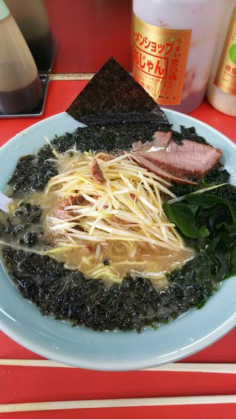 「コリコリ海苔ラーメン＋ネギ」@ラーメンショップ 流山店の写真