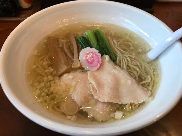 「塩鶏中華そば  730円」@麺処 若武者の写真