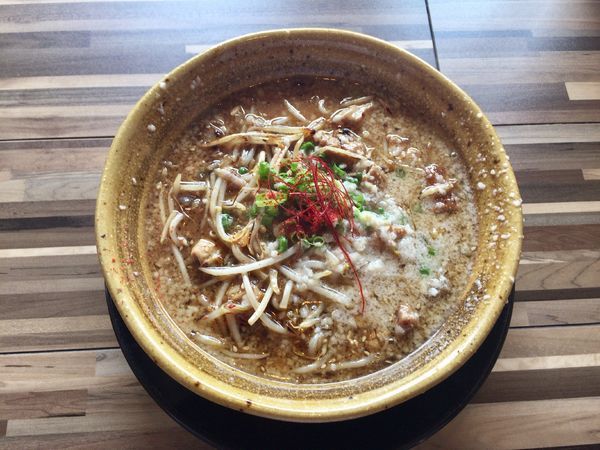 「味噌ホルモン」@らぁ麺三軒屋 茂原店の写真