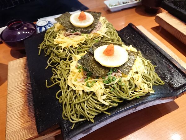 「瓦そばうな茶セット 2200円＋他いろいろ」@元祖瓦そば たかせ 門司港レトロ店の写真