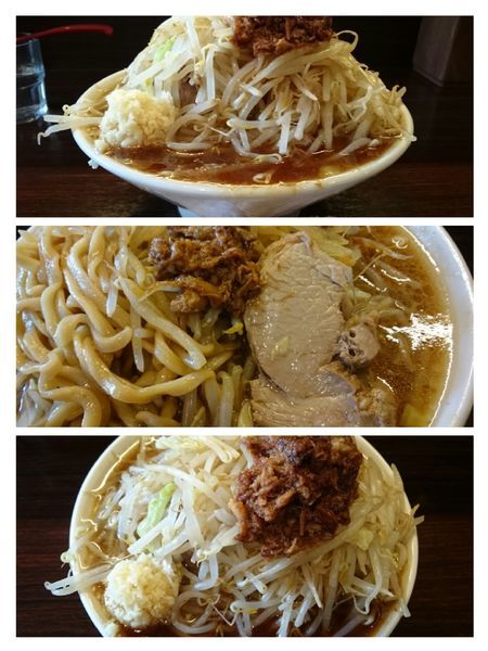 「ラーメン￥780 野菜マシマシニンニクアブラ」@ピコピコポンの写真