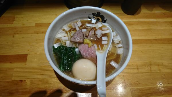 「味玉鴨中華そば【醤油】900」@満鶏軒の写真