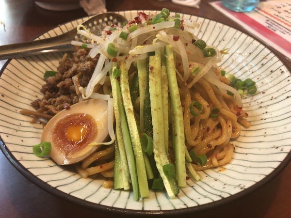 「冷やし坦々麺」@くるまやラーメン 北本店の写真