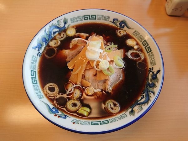 「富山ブラックラーメン 並 720円」@喜八の写真