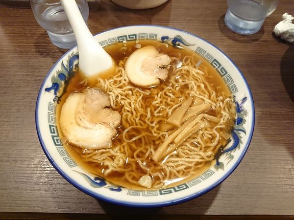 「中華そば 大盛 750円」@つづみそばの写真
