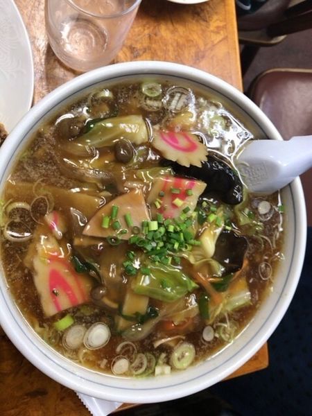 「あんかけラーメン750円」@かし亀の写真