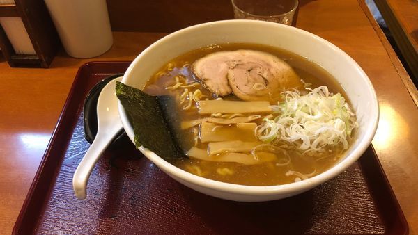 「中華麺 中盛 ネギ増し ​」@めん 和正の写真