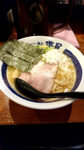 「限定　濃厚鶏白湯ラーメン780円大盛100円」@濃厚煮干しそば 麺匠 濱星 関内店の写真