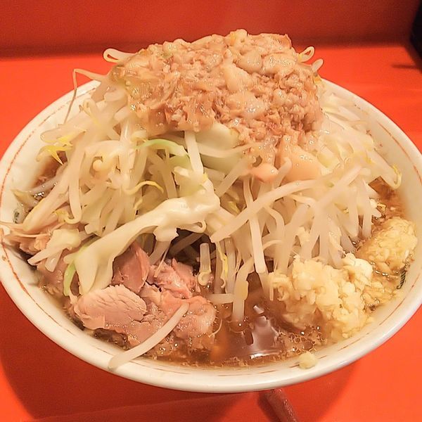 「小ラーメンニンニクアブラ」@ラーメン二郎 府中店の写真