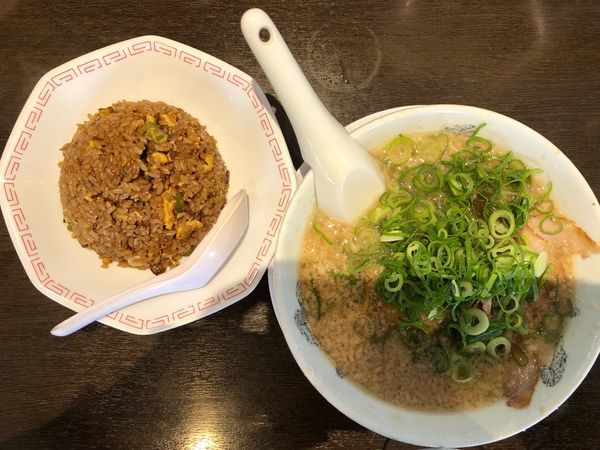 「ラーメン炒飯セット」@来来亭 国母店の写真