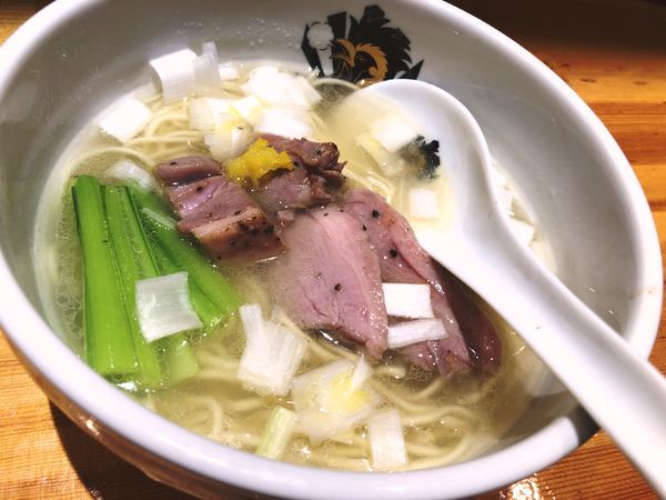 「鴨中華そば（塩）」@満鶏軒の写真