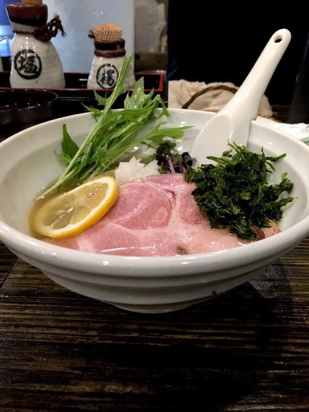 「秋刀魚節と羅臼昆布の冷たいラーメン」@布施丿貫の写真