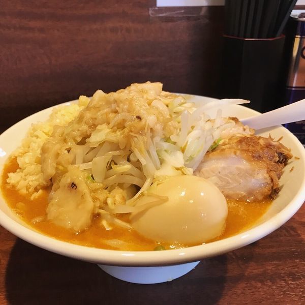 「特製みそラーメン 野菜少なめ+アブラ、ニンニク増し増し」@麺屋 づかちゃんの写真