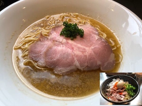「【限定】マジャク蕎麦1000円、さんじ玉300円」@さんじの写真