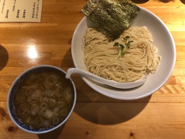 「つけそば  並盛り（醤油）」@中華そば専門 めんやいただきの写真