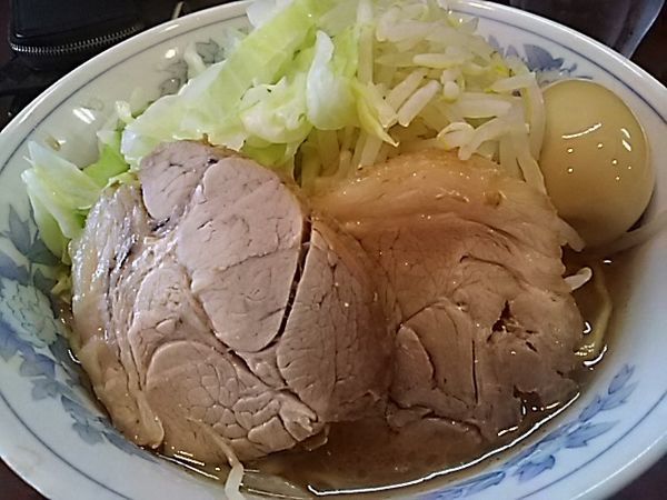 「野菜まし、味たま」@らーめん陸の写真