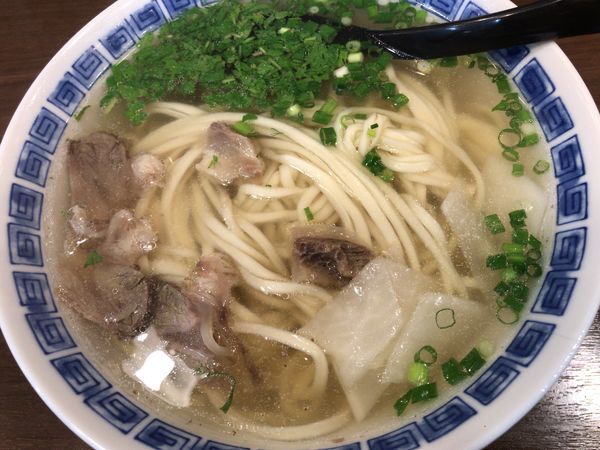 「蘭州牛肉麺(三角麺)」@蘭州牛肉麺の写真