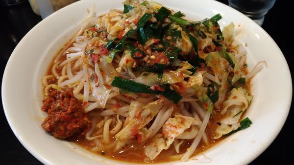 「極辛ラーメン野菜マシ」@激辛拉麺 鷹の爪の写真
