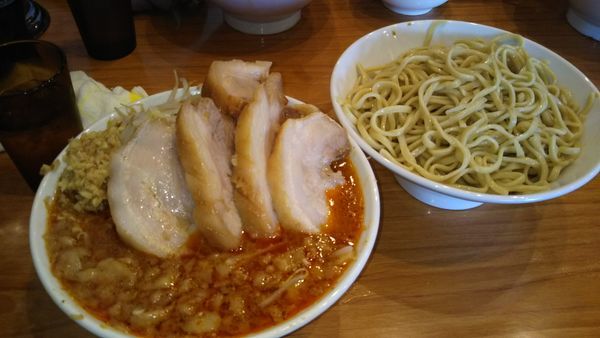 「小豚つけ麺 しょうが」@麺屋 歩夢の写真