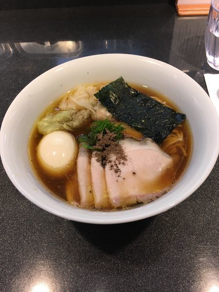 「チャーシューワンタン味玉醤油」@Japanese Soba Noodles 蔦の写真