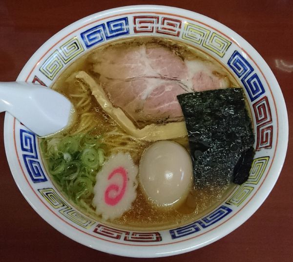 「支那そば(醤油)＋煮玉子」@支那そば・横浜タンメン 阿波家の写真
