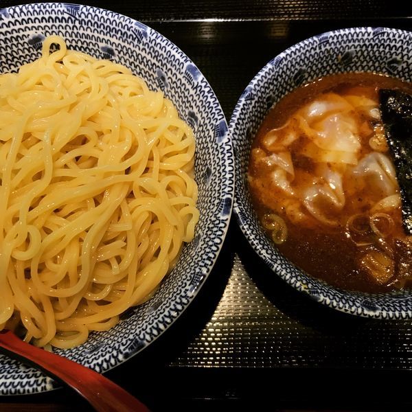 「ワンタンつけ蕎麦」@中華蕎麦 金魚の写真