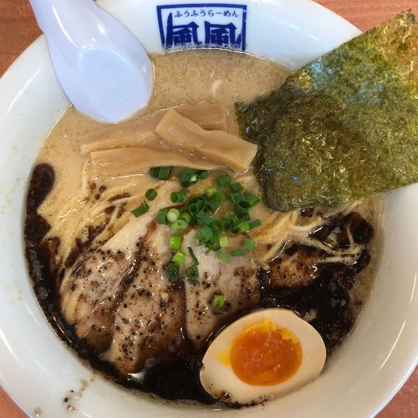 「バリこくとんこつラーメン」@風風ラーメン 浦和道場店の写真
