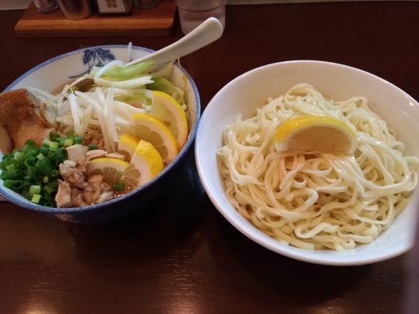 「つけ朗レモン」@自家製麺 鶏八朗の写真