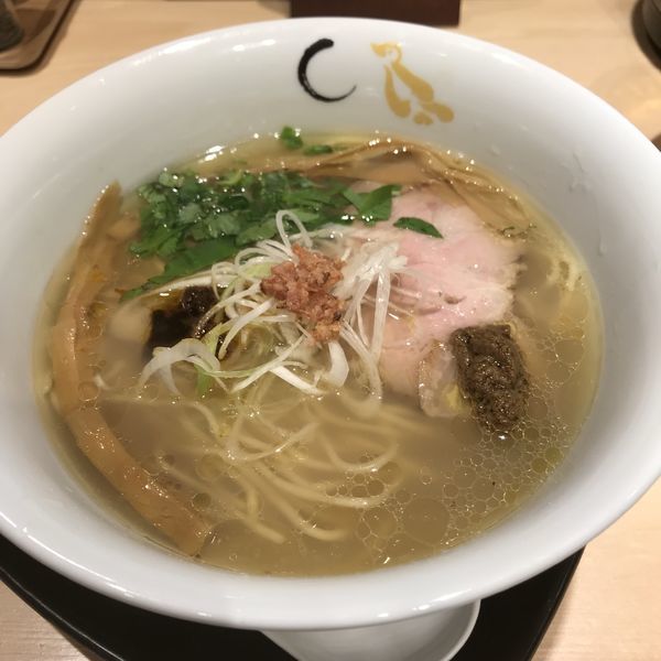 「真鯛と蛤の塩そば（￥900）」@SOBAHOUSE 金色不如帰 新宿御苑本店の写真