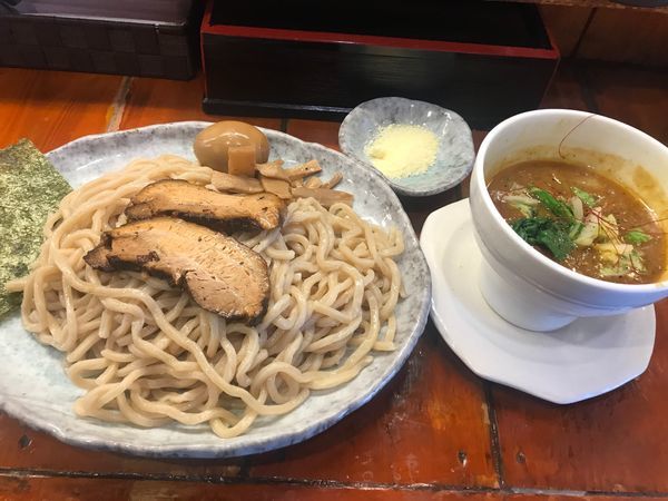 「咖喱つけ麺 全部入り 1,080円」@つけ麺 紫匠乃 門前仲町店の写真