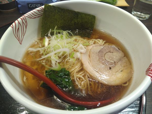 「らーめん¥750+出汁炊きご飯（無料サービス）」@麺処 あす花の写真