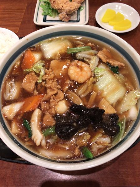 「五目うま煮めん」@三宝亭 信州中野店の写真