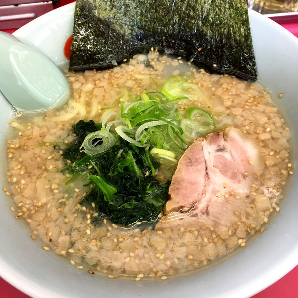 「塩ラーメン　０円（クーポン10枚）」@ラーメン山岡家 足利店の写真