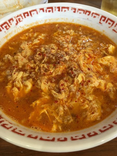 「ニンニク、玉子タンタン麺」@龍海閣 保土ヶ谷店の写真