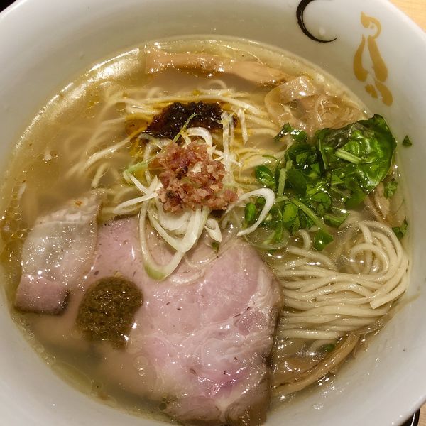 「蛤と真鯛の塩そば」@SOBAHOUSE 金色不如帰 新宿御苑本店の写真