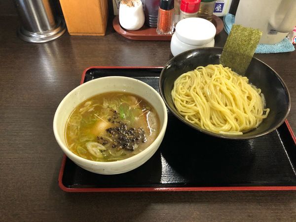 「つけ麺  塩 熱盛り 小盛り 800円」@喜奴屋の写真