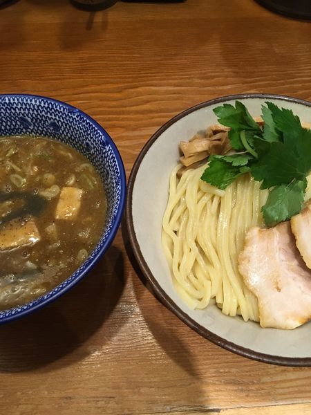 「濃厚煮干しつけ麺」@麺や百日紅の写真