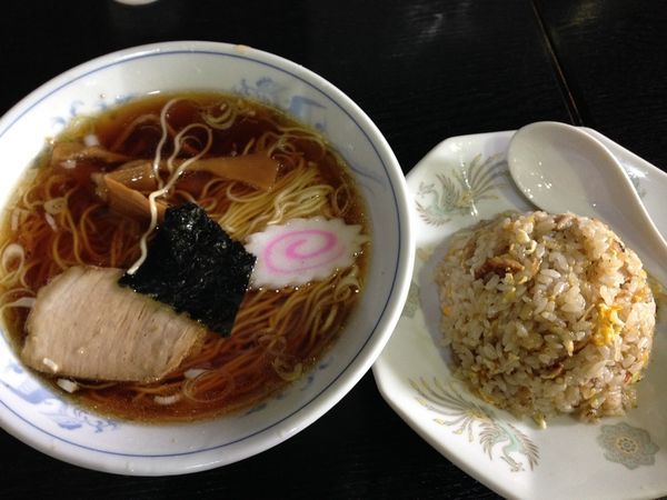 「半チャーハン＋ラーメン」@船橋屋の写真