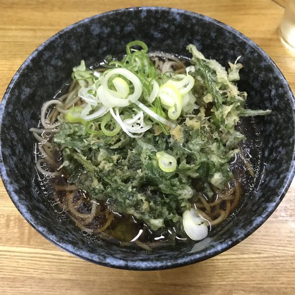 「春菊天(¥400)」@笠置そば 深川店の写真