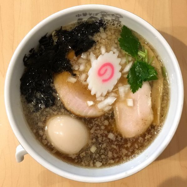 「煮干味玉そば」@中華そば ムタヒロ 錦糸町店の写真