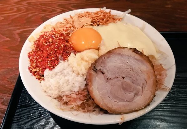 「まぜそば並(エビマヨ抜き他全マシ)」@麺屋大和の写真