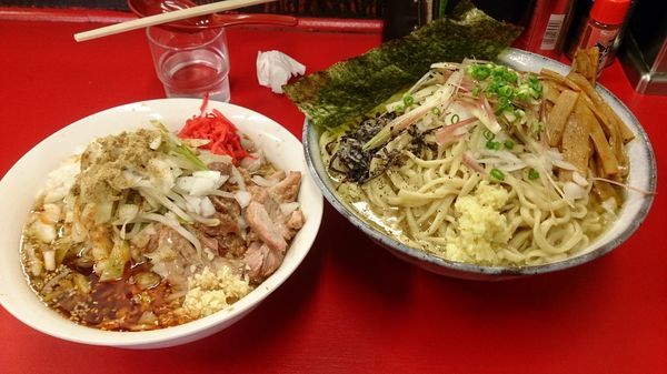 「昆布水つけ麺930円+麺増150円」@豚男 -BUTAMEN-の写真