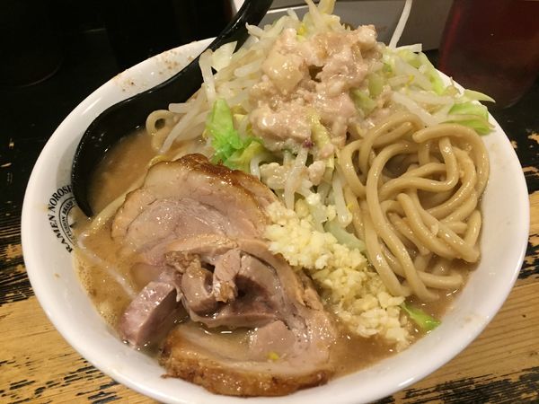 「ラーメン(小)¥800(ニンニクアブラ)」@RAMEN NOROSHIの写真