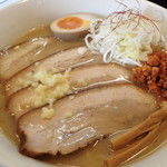 「辛味噌チャーシューらーめん（１１００円）」@らーめん風の写真