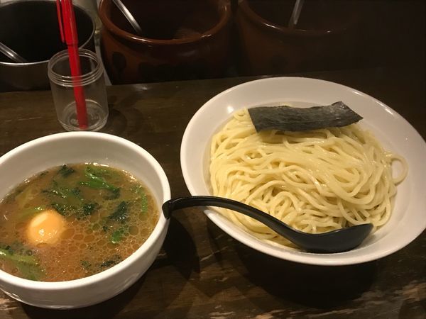 「つけ麺 豚骨醤油」@らーめんの円熟屋 大里店の写真
