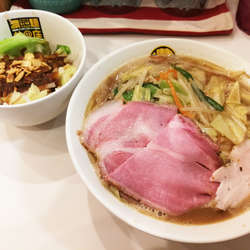 濃菜麺+カラベジ